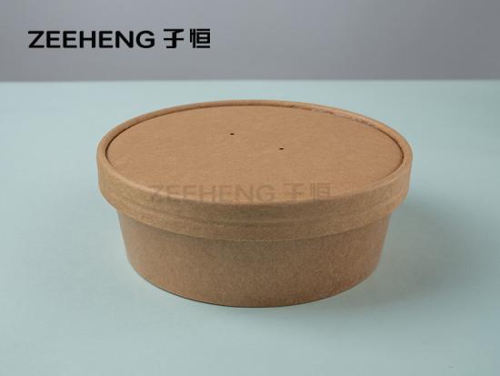 Recycled kraft paper bowls