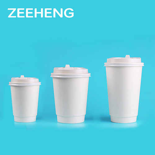 فنجان قهوة ورقية يمكن التخلص منها من ZEEHENG ، أحجام وأنماط متعددة للاختيار